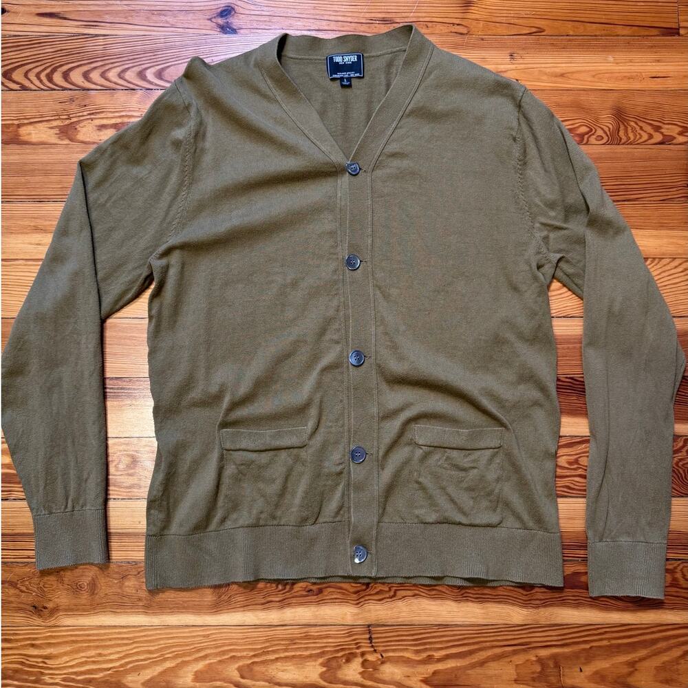 Todd Snyder Brown Cardigan